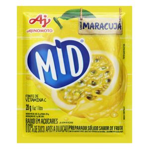 Refresco Em Pó Sabor Maracujá Mid 20g