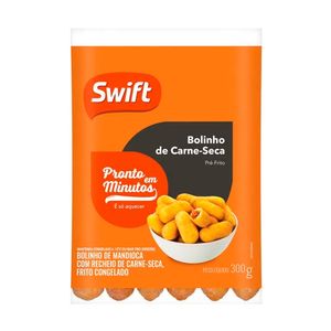 Bolinhos De Mandioca Com Carne Seca Swift 300g