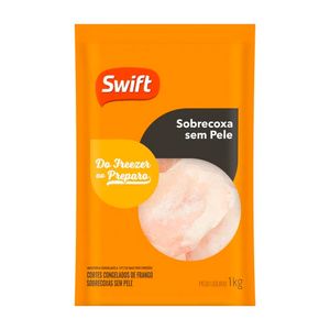 Sobrecoxa De Frango Swift Sem Pele Congelado 1Kg