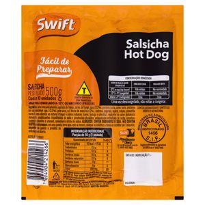 Salsicha Swift Hot Dog 500g