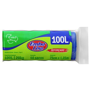 Saco De Lixo Wecycle Reforçado 100 Litros 10 Unidades