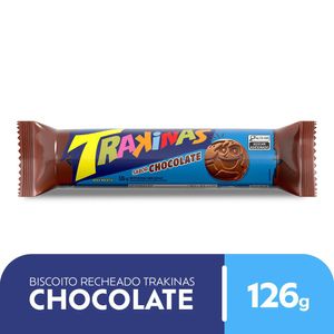 Biscoito Recheado Chocolate Trakinas 126g