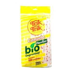 Canudo Biodegradável Flexível Trik