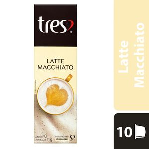 Capsula De Café Com Leite Latte Macchiato 3 Corações 10Un