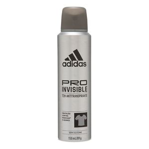Desodorante Adidas Pro Invisible 48H Masculino Aerosol 150Ml