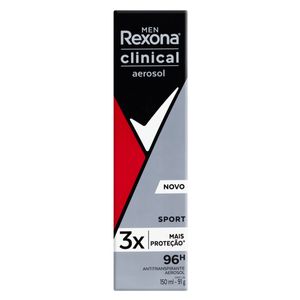 Desodorante Rexona Clinical Sport Aerosol 91g