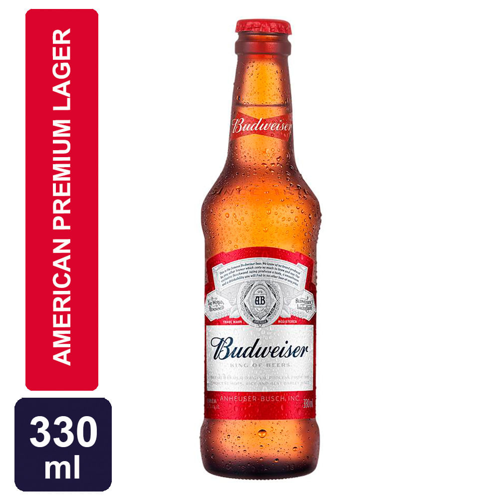 Cerveja Budweiser American Lager Long Neck 330Ml | Cerveja | Gigavc