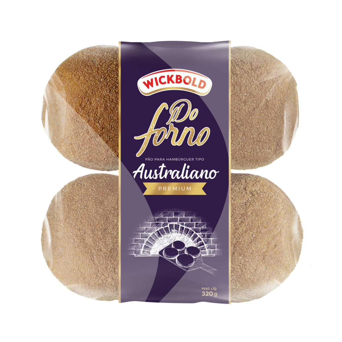 Pão para Hambúrguer Australiano Vegano Wickbold do Forno Premium