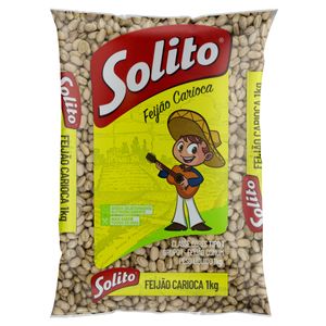 Feijão Carioca Solito Tipo 1 Pacote 1Kg