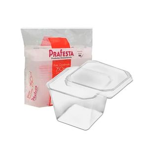 Pote Prafesta Quadr.C/Tp .250Ml. 20Un.