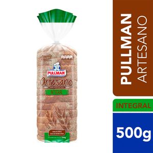 Pão De Forma Artesano Integral Pullman 500g