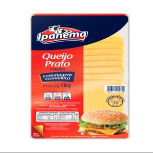 Queijo Prato Fatiado Ipanema 1Kg