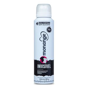 Desodorante Aerosol Invisível Monange 150Ml