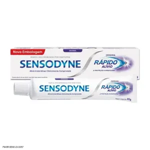 Sensodyne Rápido Alívio Para Dentes Sensíveis Em 60 Segundos Com 90g