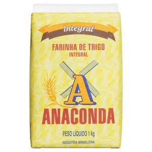 Farinha De Trigo Anaconda Integral Embalagem 1Kg