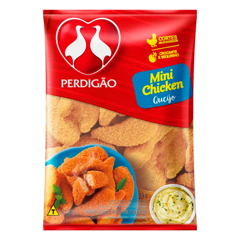 Mini Chicken Com Queijo Perdigão 3Kg | Petiscos | Gigavc
