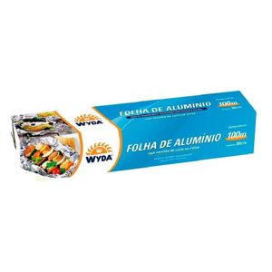 Papel De Alumínio 100X30Cm Wyda