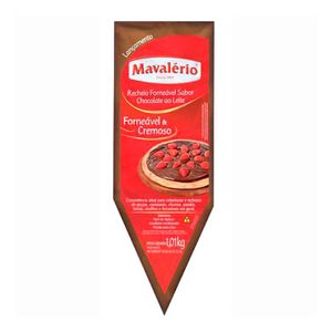 Recheio Sabor Chocolate Ao Leite Mavalério 1,01Kg