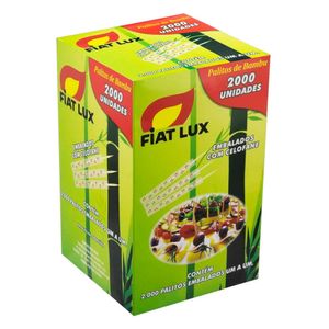 Palito De Dente De Babu Fiat Lux Caixa Com 2000Un