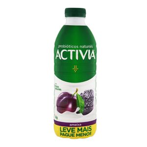 Iogurte Parcialmente Desnatado De Ameixa Leve Mais Pague Menos Activia 1Kg