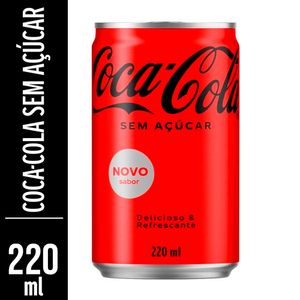 Refrigerante Zero Açucar Coca-Cola 220Ml