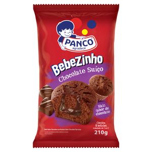 Bolo Bebezinho Chocolate Suíço Panco 210g