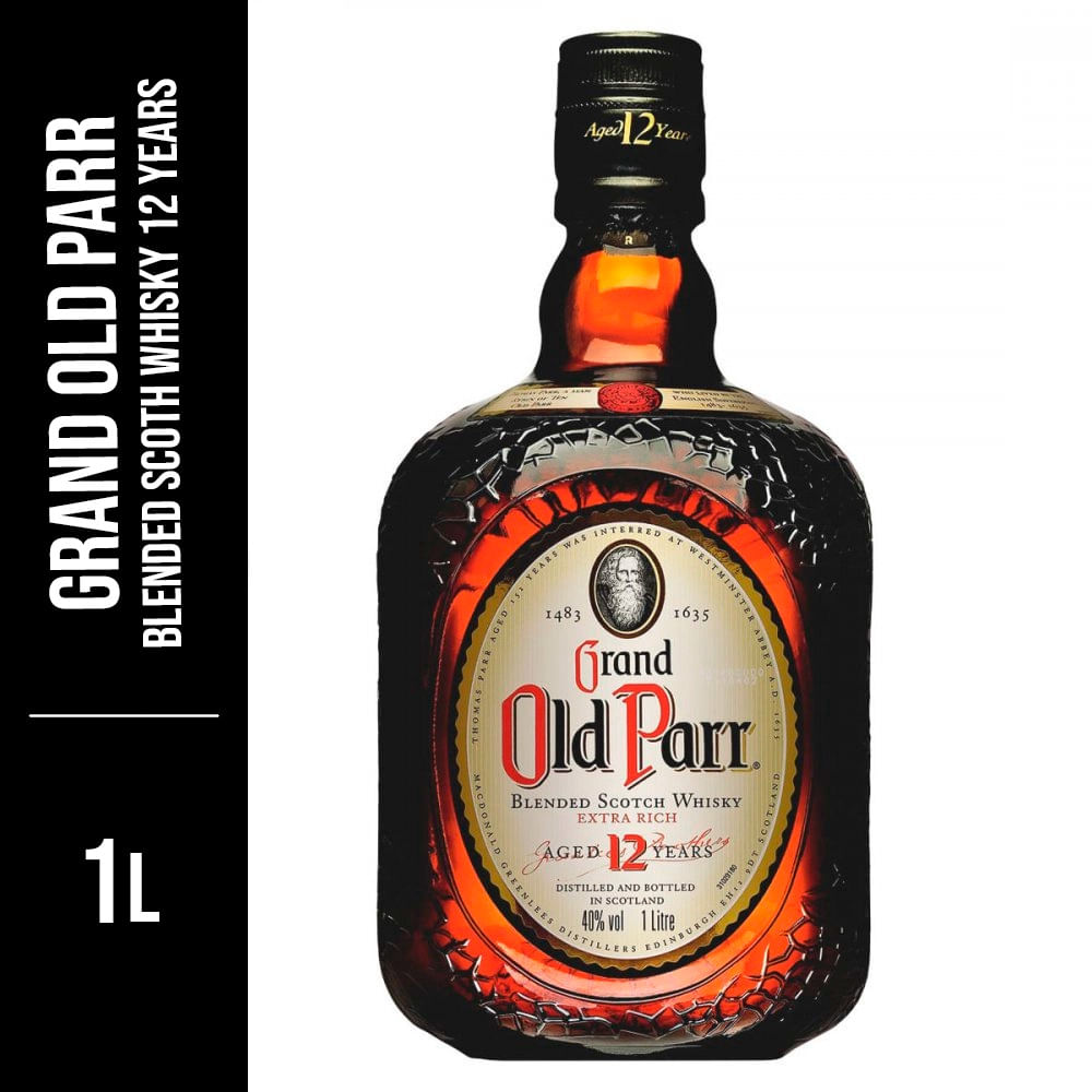 Whisky Grand Old Parr 12 Anos 1L | Destilado | Gigavc