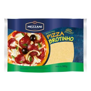 Massas Mini Pizza Mezzani Brotinho Embalagem 300g