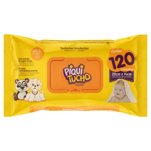 Toalha Umedecida Piquitucho Premium Com 120 Unid