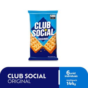 Biscoito Club Social Original 144g