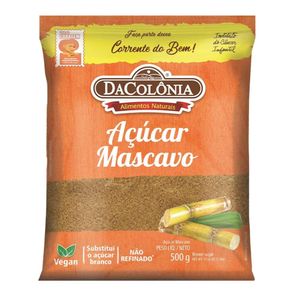 Açúcar Mascavo Dacolônia 500g