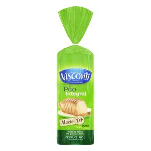 Pão De Forma 36% Integral Macio D+ Visconti 400g