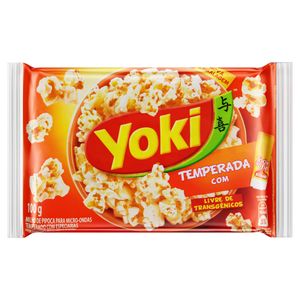 Pipoca Para Micro-Ondas Temperada Com Toque De Chef Yoki Pacote 100g
