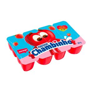 Iogurte Chambinho Maxi Morango Bandeja 480g