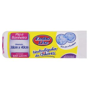 Saco De Lixo Embalixo Para Piá E Banheiro Neutralizador De Odores Embalagem 100 Un