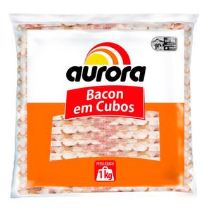Bacon Em Cubos Aurora 1Kg