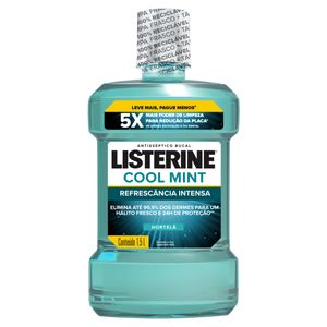 Antisséptico Bucal Listerine Cool Mint 1,5L