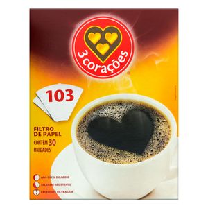 Filtro De Papel 103 3 Corações 30Un