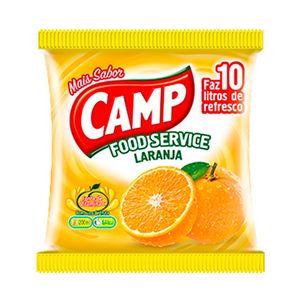 Refresco Em Pó Sabor Laranja Camp 150g
