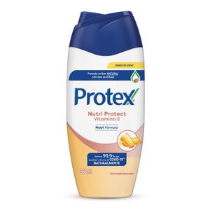 Sabonete Líquido Antibacteriano Protex Nutri Protect Vitamina E Frasco 250ml