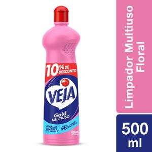Limpador Multiuso Veja Gold Floral Squeeze 500ml