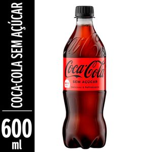 Refrigerante Coca-Cola Sem Açúcar Pet 600ml