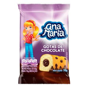 Bolo De gotas Chocolate Ana Maria 70g