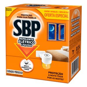 Repelente Sbp Eletrico 45 Noites gratis Aparelho