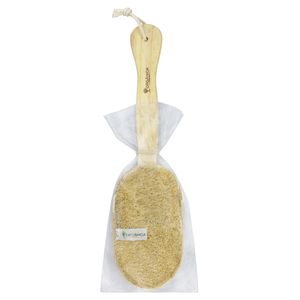 Esponja Lava Costas Madeira Com Bucha Vegetal Orgânica