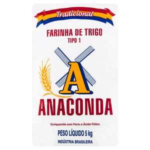Farinha De Trigo Tipo 1 Anaconda 5Kg