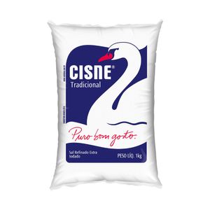 Sal De Cozinha Refinado Cisne 1Kg