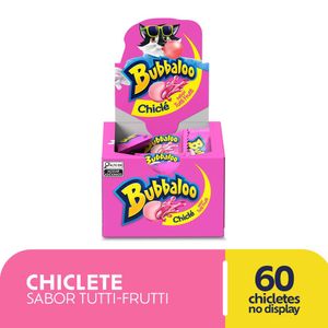 Chiclete Tutti Frutti Bubbaloo Com 60un