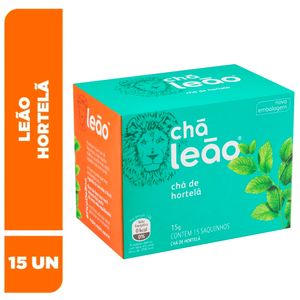 Chá Leão Hortelã Sachê 15Un