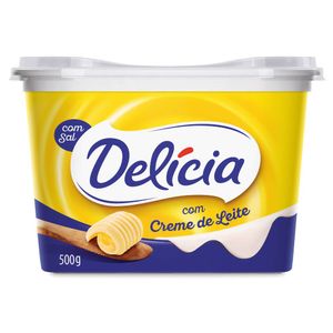 Margarina Com Sal Delícia + Sabor E Cremosidade 500g